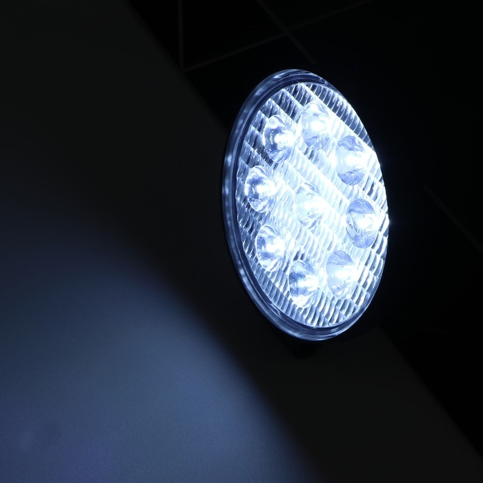 Фара противотуманная GE-WR009F (SL30) Фара противотуманная GE-WR009F (SL30) "OFF - Road", 9 диодов, 27 Вт, рассеиваемый свет, алюминиевый корпус, пылевлагозащищенный, 115х30х125 мм, 12/24 В