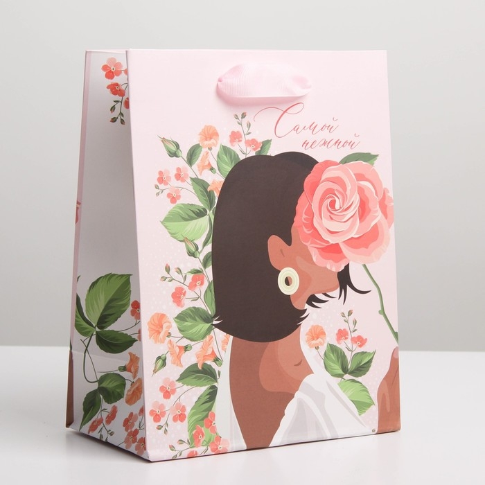 Пакет подарочный ламинированный вертикальный, упаковка, «Самой», MS 18 х 23 х 10 см Пакет подарочный ламинированный вертикальный, упаковка, «Самой», MS 18 х 23 х 10 см