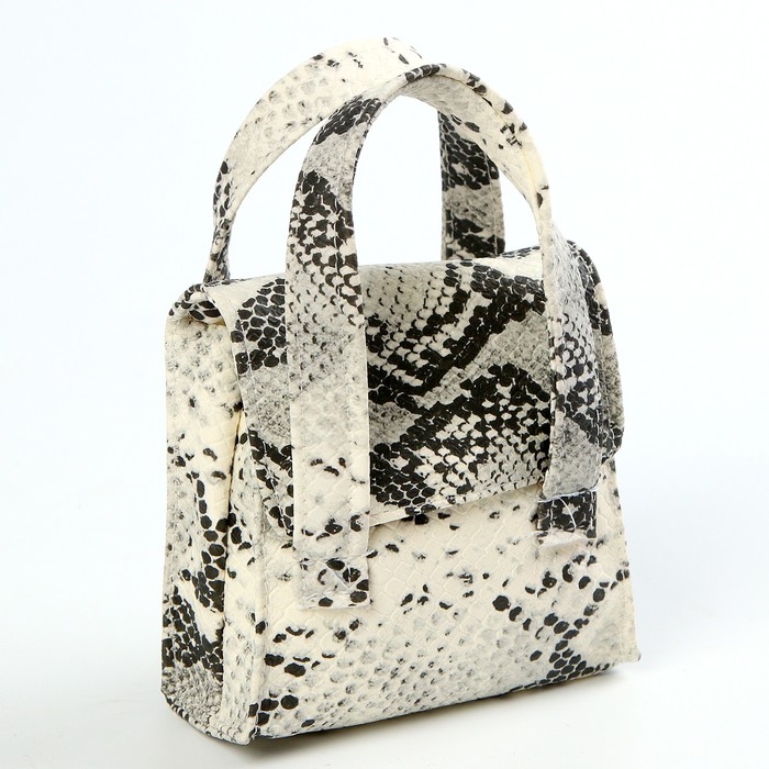 Сумка для кукол «Питон», цвет черно-белый Сумка для кукол «Питон», цвет черно-белый