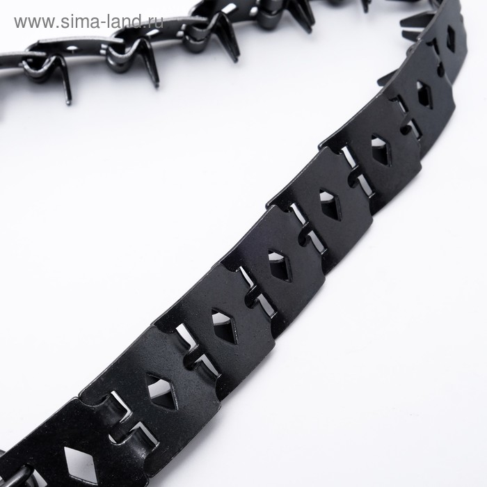 Ошейник строгий пластинчатый вороненый, 55 х 2,7 см Ошейник строгий пластинчатый вороненый, 55 х 2,7 см