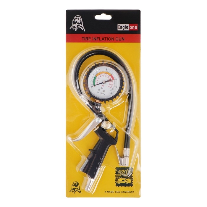 Пистолет для подкачки шин TECHNICS G-60, с манометром, до 15 атм