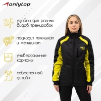 Куртка утеплённая ONLYTOP, black/yellow, р. 52