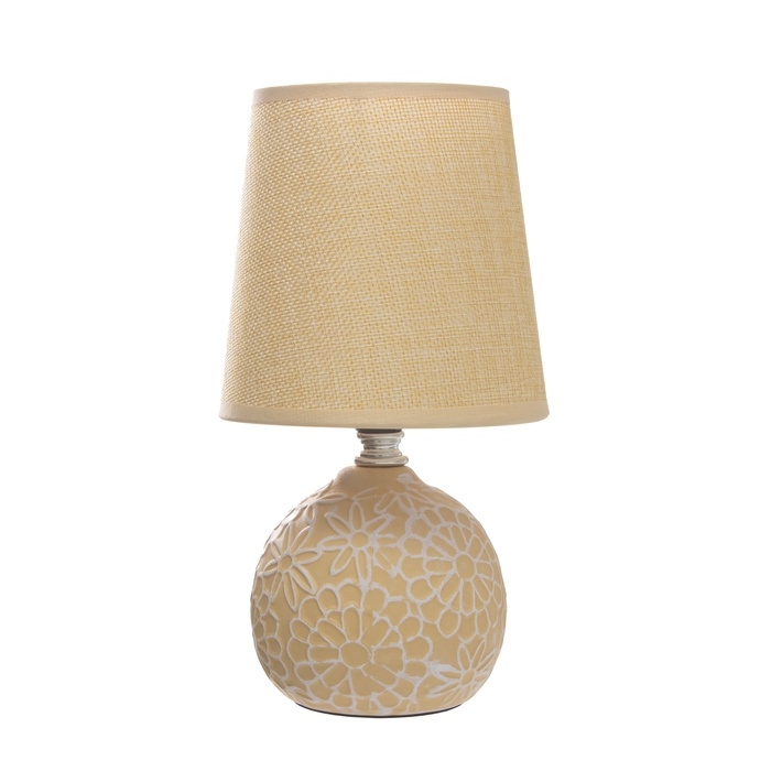 Настольная лампа Настольная лампа "Элис" Е14 40вт горчичный 13х13х25 см