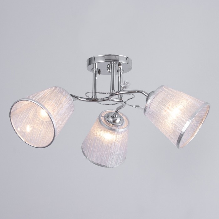Люстра Люстра "Бетти" 3х40вт Е27 Хром 50х50х24см
