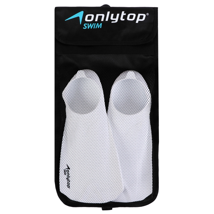 Ласты для плавания ONLYTOP, р. 37,5-38,5, цвет белый Ласты для плавания ONLYTOP, р. 37,5-38,5, цвет белый