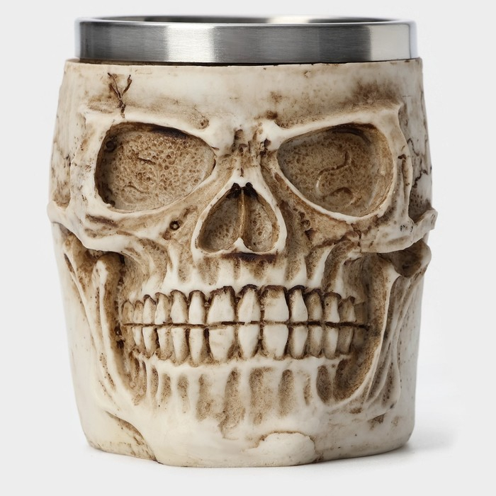 Кружка из нержавеющей стали «Череп. Хэллоуин», 400 мл, цвет МИКС Кружка из нержавеющей стали «Череп. Хэллоуин», 400 мл, цвет МИКС