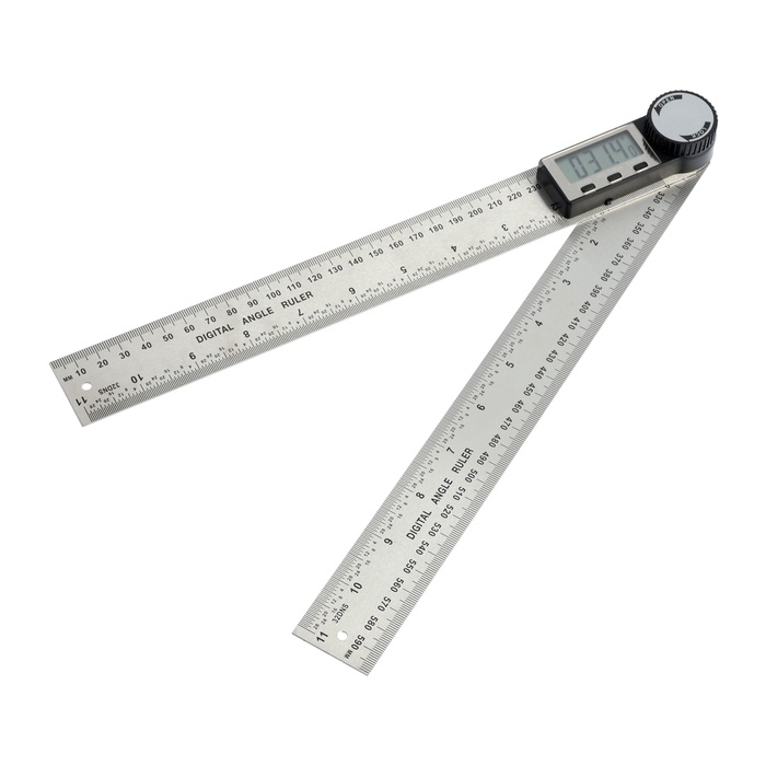 Угломер электронный ТУНДРА, нержавеющая сталь, 300 мм Угломер электронный ТУНДРА, нержавеющая сталь, 300 мм