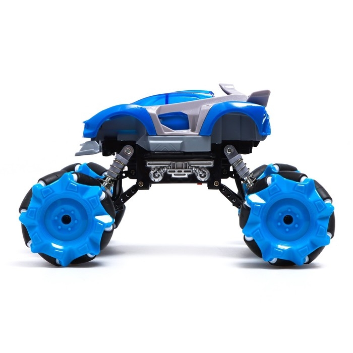Джип радиоуправляемый DRIFT, 4WD, дрифт, работает от аккумулятора, цвет синий Джип радиоуправляемый DRIFT, 4WD, дрифт, работает от аккумулятора, цвет синий
