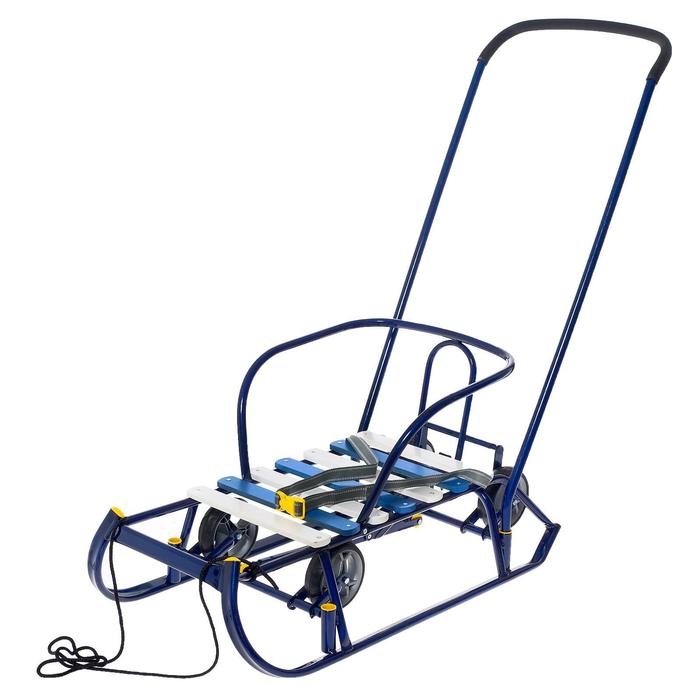 Санки «Тимка 6 универсал», синий лак Санки «Тимка 6 универсал», синий лак