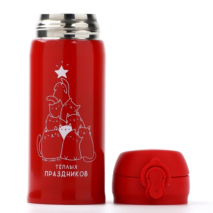 Новый год. Термос «Теплых праздников», 350 мл Новый год. Термос «Теплых праздников», 350 мл