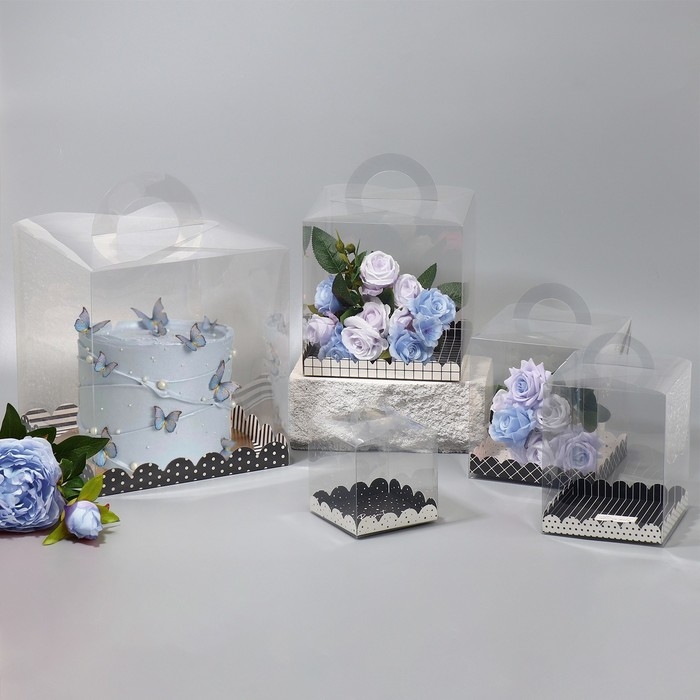Коробка кондитерская, сундук, упаковка, For you, 20 х 20 х 20 см