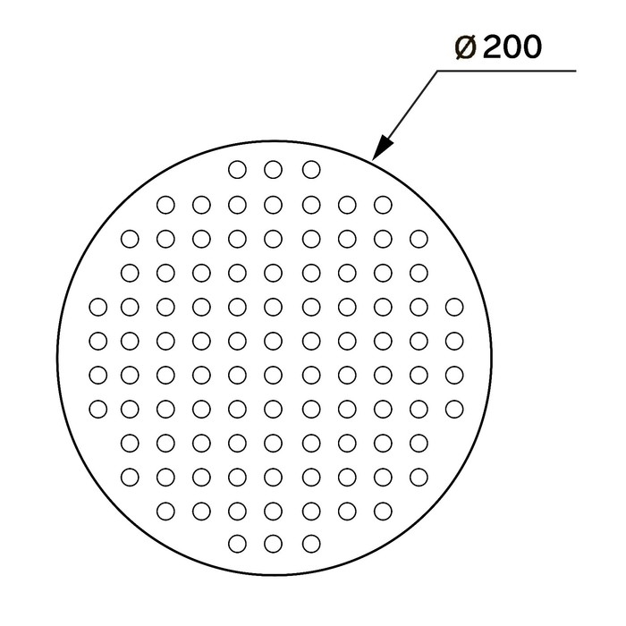Лейка стационарная ZEIN Z0201, круглая, d=20 см, 1 режим, полированная нержавеющая сталь Лейка стационарная ZEIN Z0201, круглая, d=20 см, 1 режим, полированная нержавеющая сталь