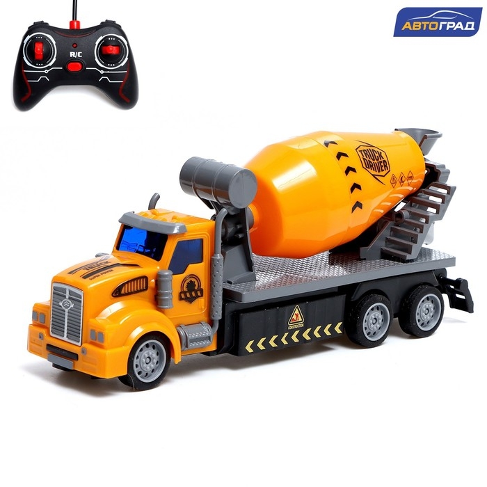 Грузовик радиоуправляемый «Бетон», свет, работает от батареек Грузовик радиоуправляемый «Бетон», свет, работает от батареек