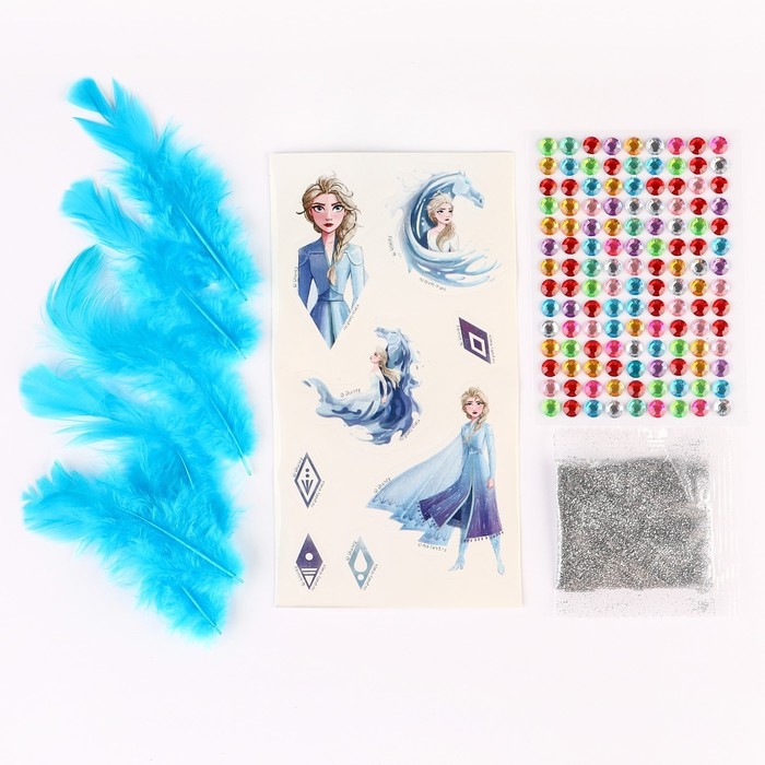 Набор для творчества, 35 предметов, Набор для творчества, 35 предметов, "Анна и Эльза", Холодное сердце