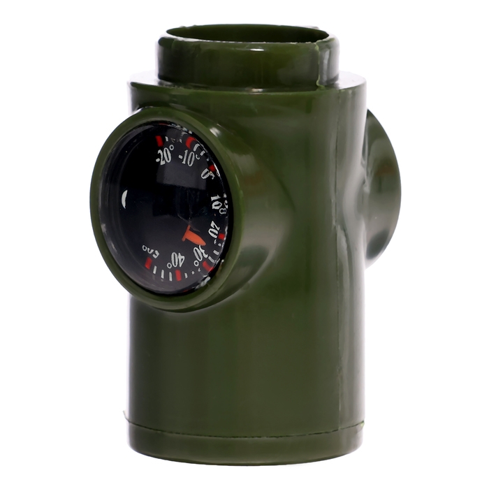 Набор героя «Разведчик», 6 в 1: свисток, компас, фонарик, термометр, зеркало, лупа