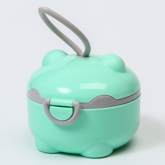 Контейнер для детского питания Мишка 2, 150 мл, цвет бирюзовый Контейнер для детского питания Мишка 2, 150 мл, цвет бирюзовый