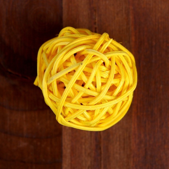 Шар декоративный из лозы, набор 6 шт., размер 1 шт. — 3 см, цвет МИКС Шар декоративный из лозы, набор 6 шт., размер 1 шт. — 3 см, цвет МИКС