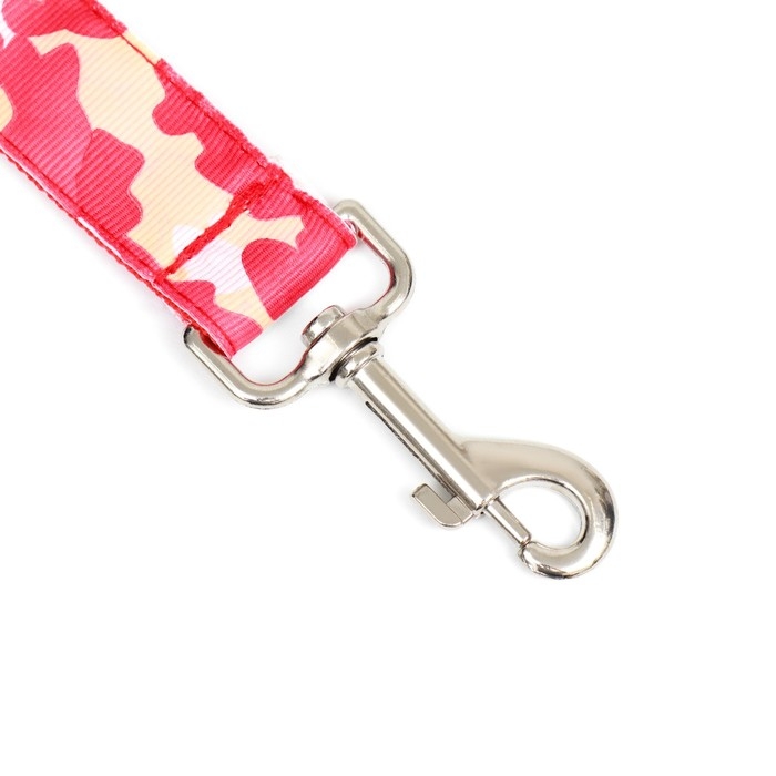 Поводок с подсветкой Милитари 3 режима свечения, 120 х 2,5 см, красный Поводок с подсветкой Милитари 3 режима свечения, 120 х 2,5 см, красный