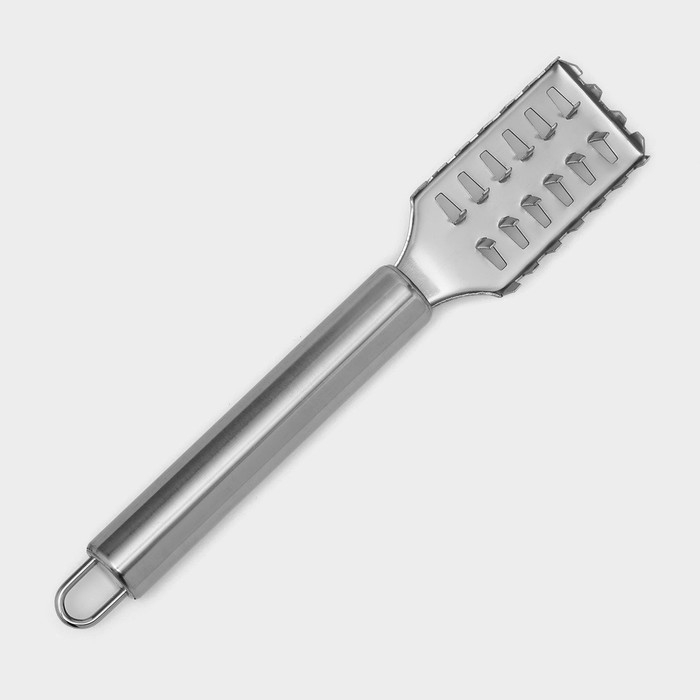 Рыбочистка Доляна «Металлик», 20 см, цвет серебристый Рыбочистка Доляна «Металлик», 20 см, цвет серебристый