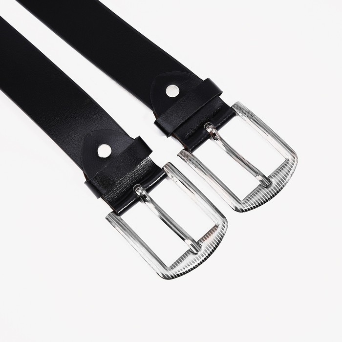 Ремень мужской, ширина 3.5 см, винт, пряжка металл, цвет чёрный Ремень мужской, ширина 3.5 см, винт, пряжка металл, цвет чёрный