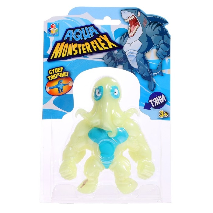 Тянущаяся фигурка Monster flex Aqua, 14 см, 14 видов, МИКС Тянущаяся фигурка Monster flex Aqua, 14 см, 14 видов, МИКС