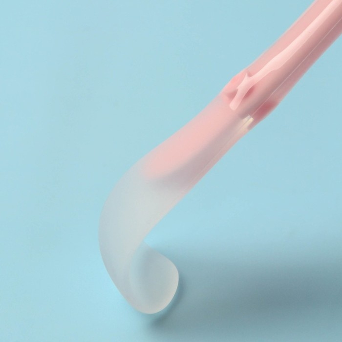 Набор силиконовых ложек для кормления, 2 шт., в контейнере, цвет розовый Набор силиконовых ложек для кормления, 2 шт., в контейнере, цвет розовый