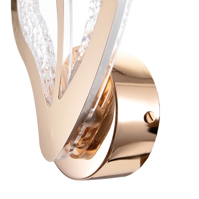 Бра 1830/1GD LED 24Вт 4000К хромированное золото 17х7,5х28 см