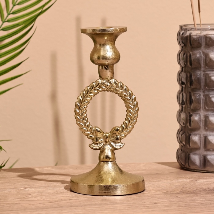 Подсвечник  Подсвечник "Венец" 20 см, алюминий