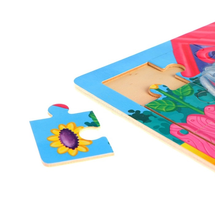 Пазл большой «Весёлые зверята», 30 элементов, размер детали: 6 × 5 см Пазл большой «Весёлые зверята», 30 элементов, размер детали: 6 × 5 см