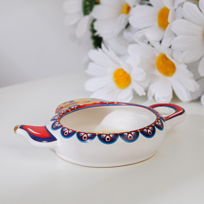 Подставка под чайный пакетик  Подставка под чайный пакетик "Матрешка" Семейного счастья! , 9 см