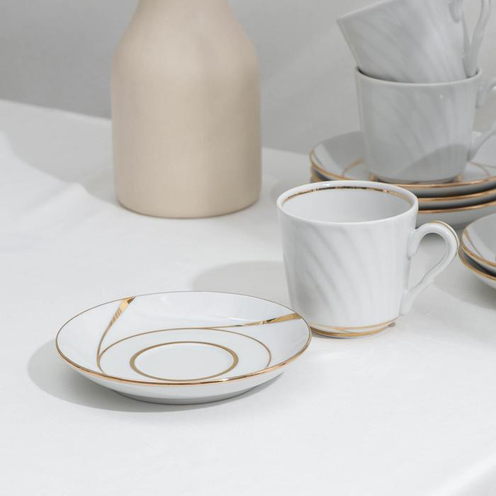 Сервиз чайный фарфоровый «Бомонд», 14 предметов Сервиз чайный фарфоровый «Бомонд», 14 предметов