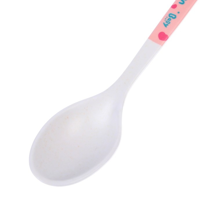 Ложка детская для кормления из бамбука, форма овал, цвет МИКС Ложка детская для кормления из бамбука, форма овал, цвет МИКС