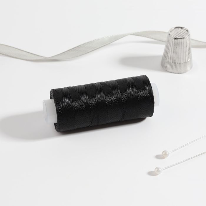 Нитки 50К, 200 м, цвет чёрный №6818, цена за 1 штуку Нитки 50К, 200 м, цвет чёрный №6818, цена за 1 штуку