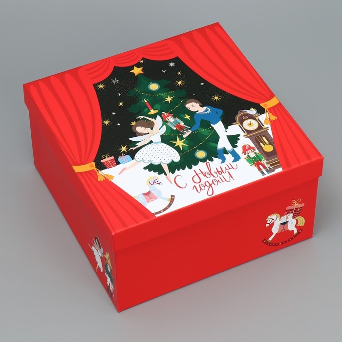 Набор подарочных коробок 10 в 1 «Щелкунчик», 10 х 10 х 6 – 28 х 28 х 15 см, Новый год Набор подарочных коробок 10 в 1 «Щелкунчик», 10 х 10 х 6 – 28 х 28 х 15 см, Новый год
