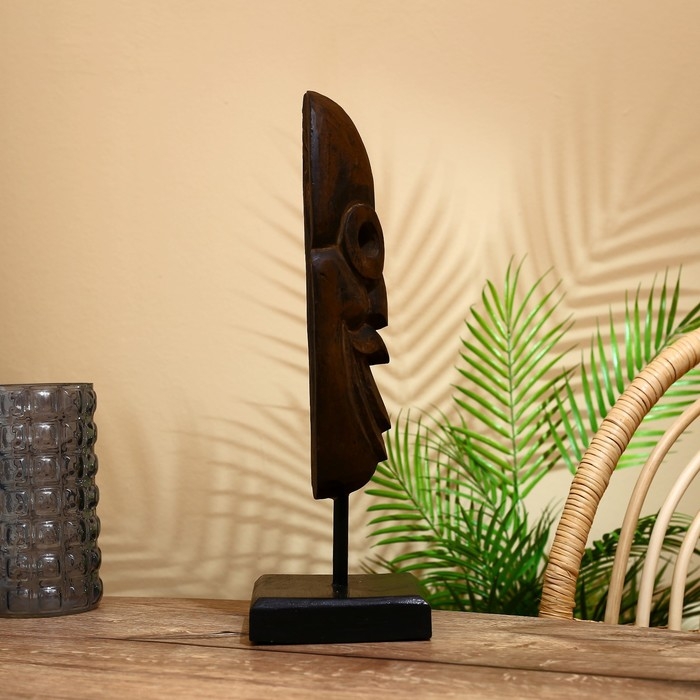 Маска Маска "Пэнни" на подставке, албезия 42 см