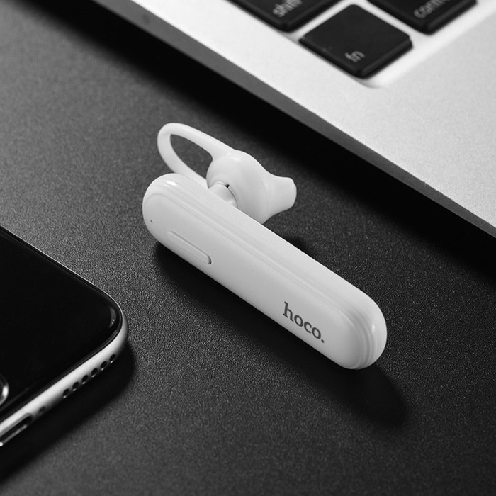 Беспроводная Bluetooth-гарнитура Hoco E36, BT4.2, 70 мАч, микрофон, белая Беспроводная Bluetooth-гарнитура Hoco E36, BT4.2, 70 мАч, микрофон, белая
