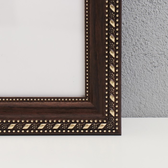 Фоторамка пластик Фоторамка пластик "МИРАМ" 40х50 см коричневый (пластиковый экран)