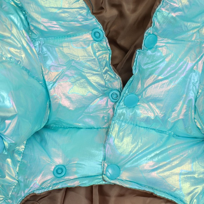 Комбинезон Комбинезон "Глянец", размер 8 (ДС 23, ОГ 30, ОГ 22), голубой