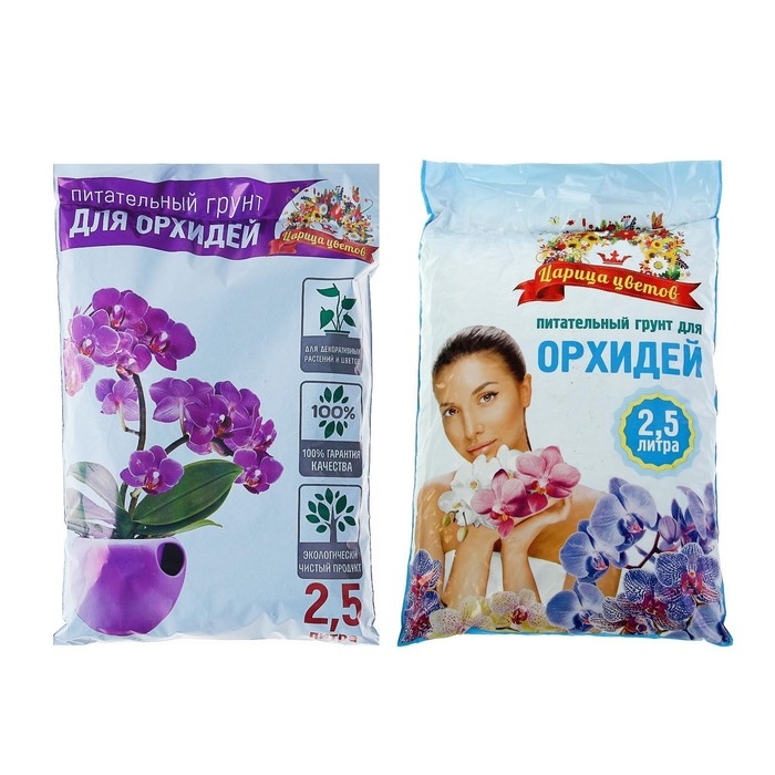 Грунт  Грунт "Царица Цветов" для орхидей, 2,5 л.