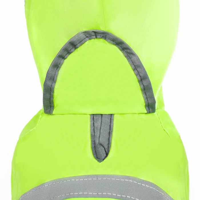 Комбинезон для собак, демисезонный с козырьком, размер М (ДС 32, Ог 45, ОШ 35 см), зелёный Комбинезон для собак, демисезонный с козырьком, размер М (ДС 32, Ог 45, ОШ 35 см), зелёный