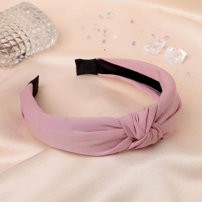 Ободок для волос Ободок для волос "Кокетка" 3 см, розовый