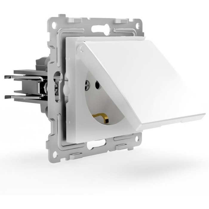 Розетка TOKOV ELECTRIC, Pixel, 1-м, 16А, IP20, с з/к, шторка с крышкой, белый, TKE-PX-R1ZSW1-C01 Розетка TOKOV ELECTRIC, Pixel, 1-м, 16А, IP20, с з/к, шторка с крышкой, белый, TKE-PX-R1ZSW1-C01