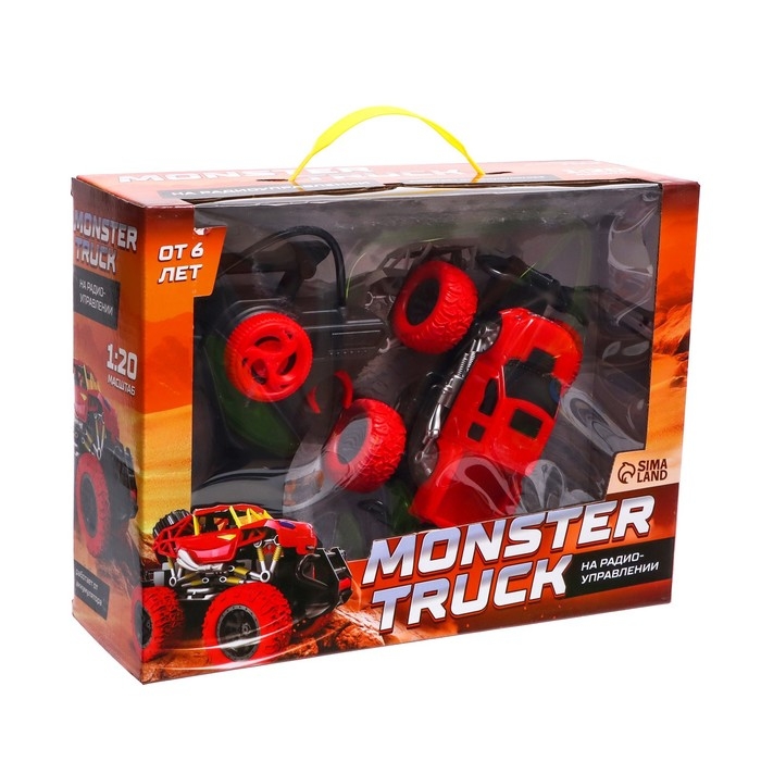 Джип радиоуправляемый Truck, 1:20, работает от аккумулятора, цвет красный Джип радиоуправляемый Truck, 1:20, работает от аккумулятора, цвет красный