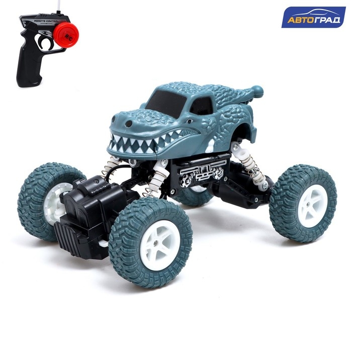 Джип радиоуправляемый DINO, работает от аккумулятора, цвет синий Джип радиоуправляемый DINO, работает от аккумулятора, цвет синий