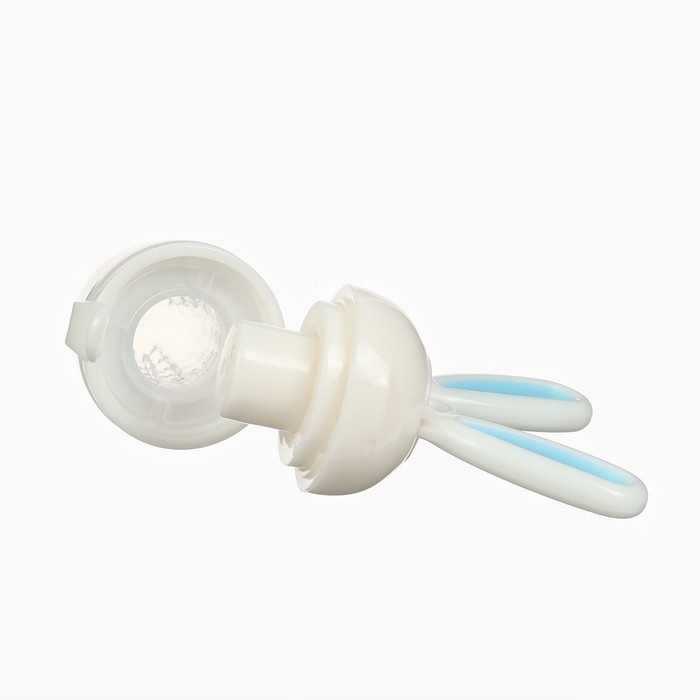 Ниблер для прикорма, с сил. сеточкой  Ниблер для прикорма, с сил. сеточкой "Зайка", вр. поршень, цвет голубой