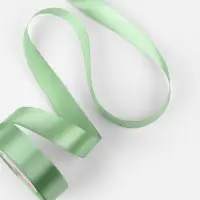 Лента атласная, 25 мм, 23&plusmn;1 м, нежно-зелёная №65