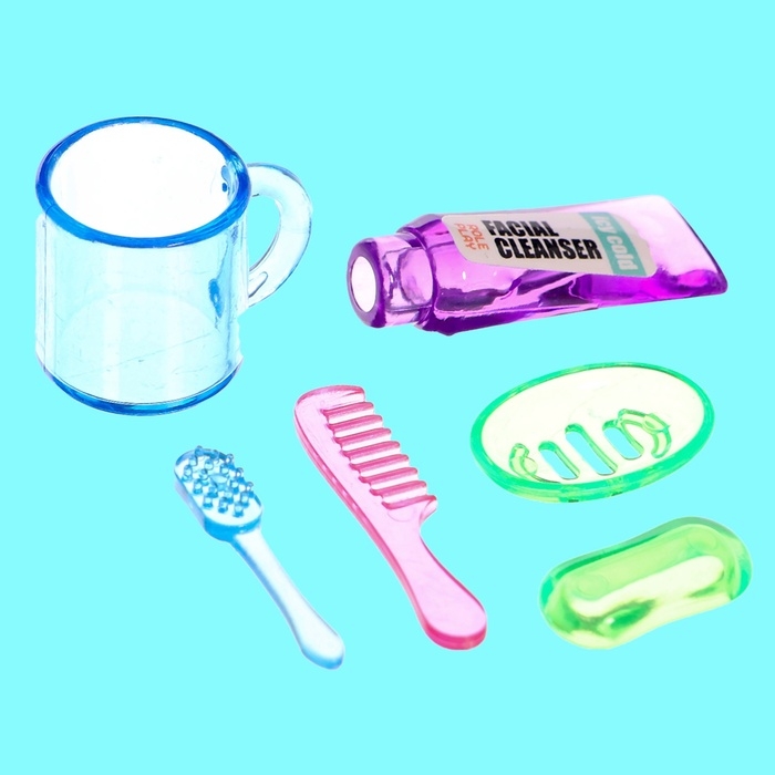 Набор мебели для кукол «Ванная комната», санузел, раковина, постирочная Набор мебели для кукол «Ванная комната», санузел, раковина, постирочная