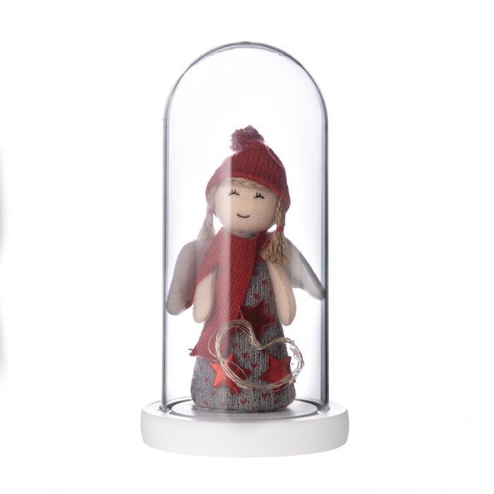 Ночник «Ангел»  LED 3хААА красный 11х11х22,5см
