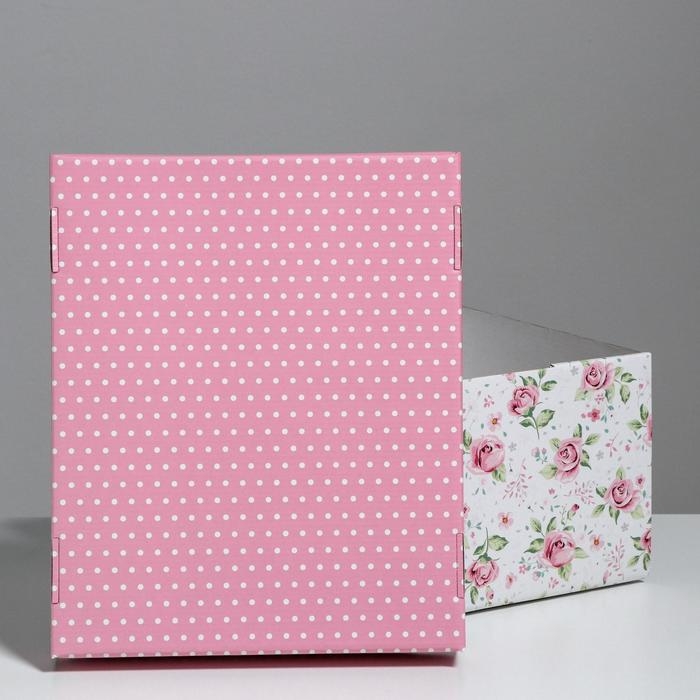 Коробка подарочная складная, упаковка, «Воспоминания о чудесном», 31 х 25.5 х 16 см