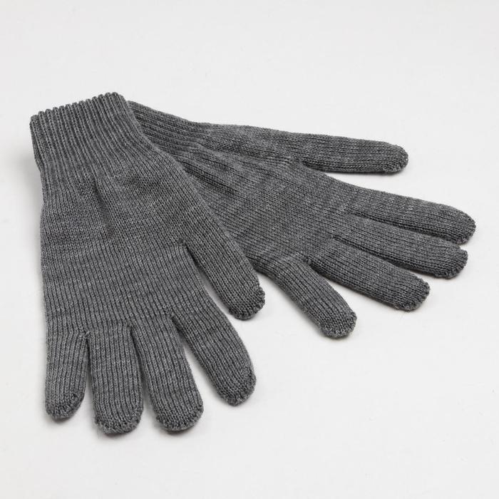 Перчатки мужские, цвет серый, размер 20 Перчатки мужские, цвет серый, размер 20